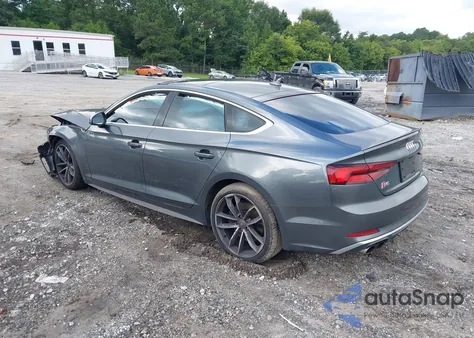 2018 Audi S5 3.0T Premium Plus z USA, uszkodzony, nr VIN WAUC4CF56JA098420